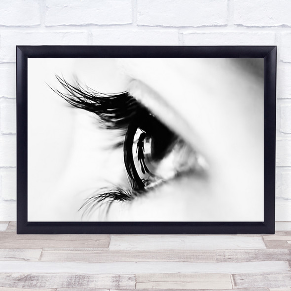 Following You Girl Eye Reflection Monochrome Closeup Toy Doll Watch Art Print Following You Girl Eye Reflection Monochrome Closeup Toy Doll Watch Art Print