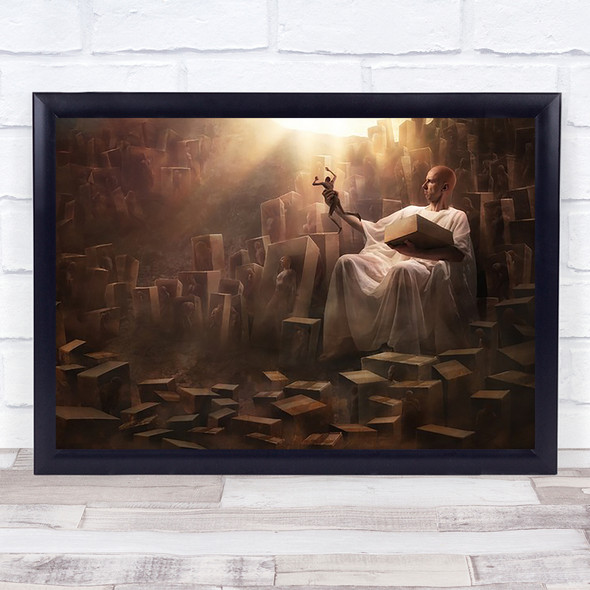 The Great Covfefe Boxes Capitalism Dictator King Master Segregation Art Print