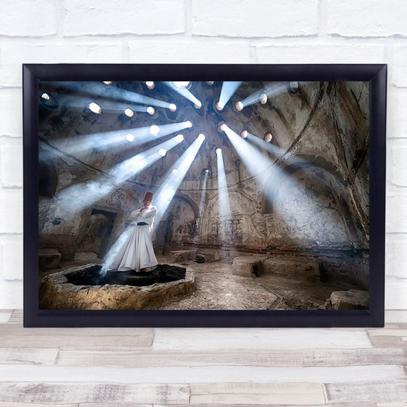 What you seek is seeking you Sema Semazen Konya Turkey Rumi Mevlana Art Print