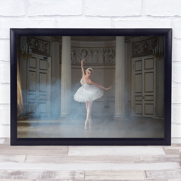 Ballerina Ballet Retro Vintage Dancer Wall Art Print