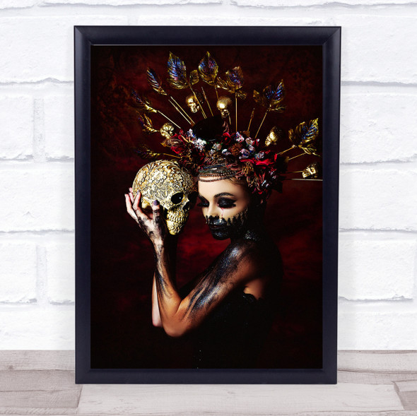 Tia Woman Model Girl Face Paint Painted Painting Wall Art Print