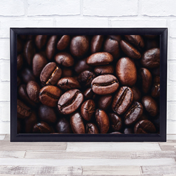 Coffee Beans Pile Wall Art Print