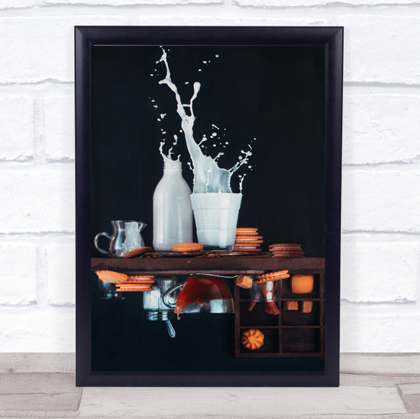 Upside Down Again (With Milk) Wall Art Print