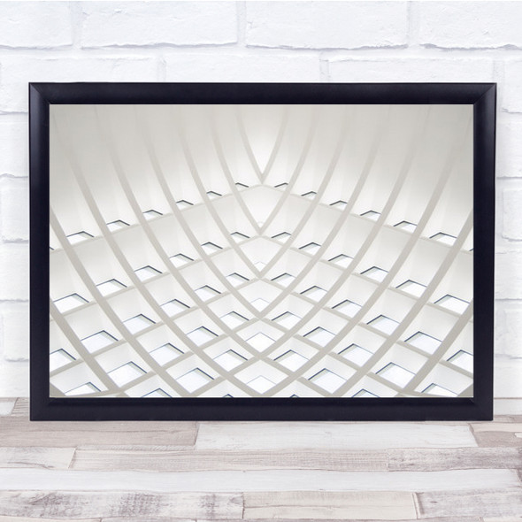 Arcs And Squares Berlin Lines Kaufhof High Key High-Key Germany Wall Art Print