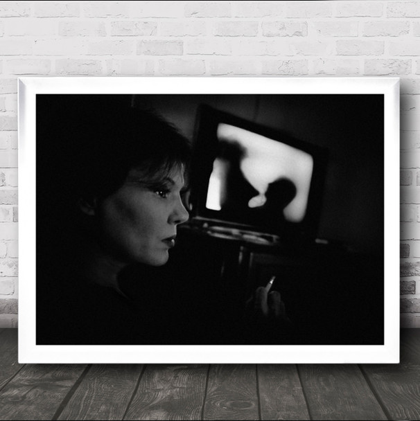 Forgotten Passion Passion2013 Dark Man And Woman Close Up Wall Art Print