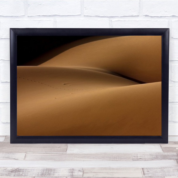 Desert And The Human Torso Iran Passion2013 Landscape Wall Art Print