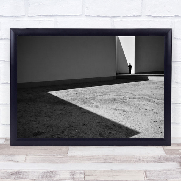 My Life Is A Zig Zag Geometry Shadow Angle Abstract Wall Art Print