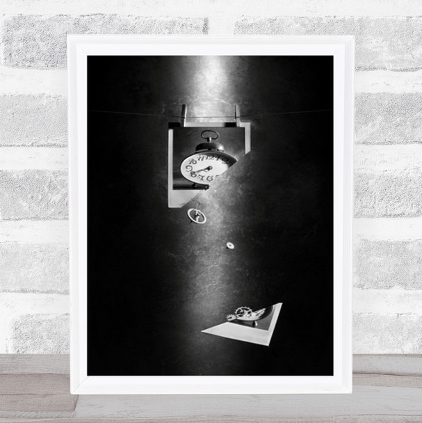 A Quarter Of An Hour Final Photo The Project Clock Wall Art Print