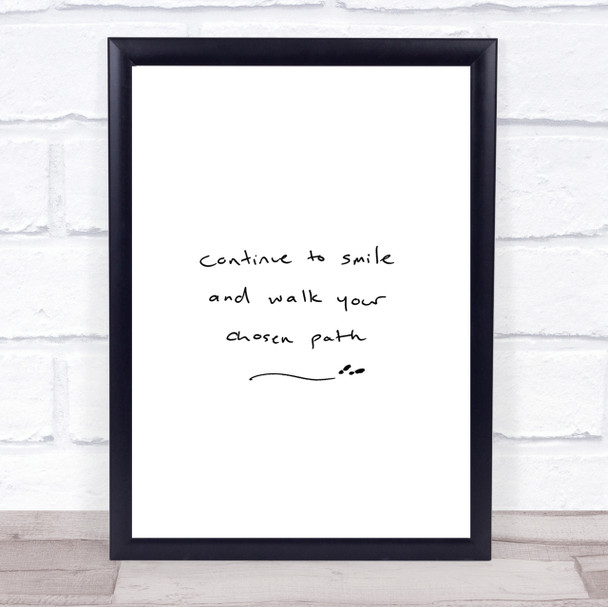Continue To Smile Quote Print Poster Typography Word Art Picture Continue To Smile Quote Print Poster Typography Word Art Picture
