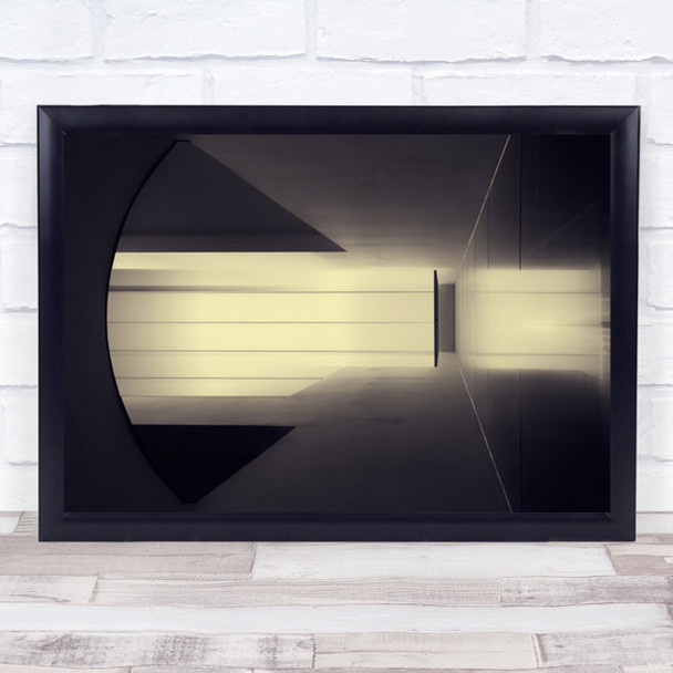 In The Basement Architecture Abstract Interior Wall Art Print