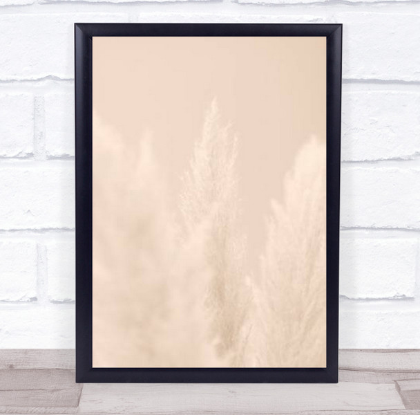 Pampas Grass Beige 04 Dried Botanical Studio Wall Art Print