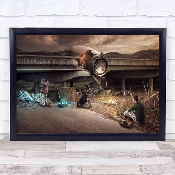 2034 Montage Creative Cakovsky Sci-Fi Wall Art Print