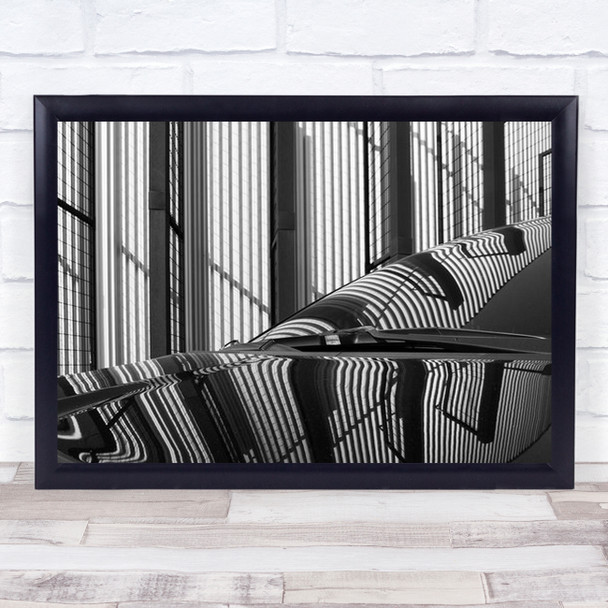 Close Up Shiny Car Bonnet Reflection Wall Art Print