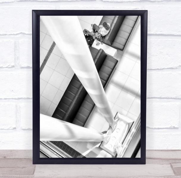 Delayed Travel Budapest Airport Wall Art Print