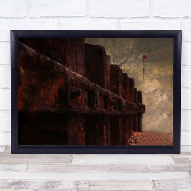 Rusty Rust Steel Works Abstract Wall Art Print