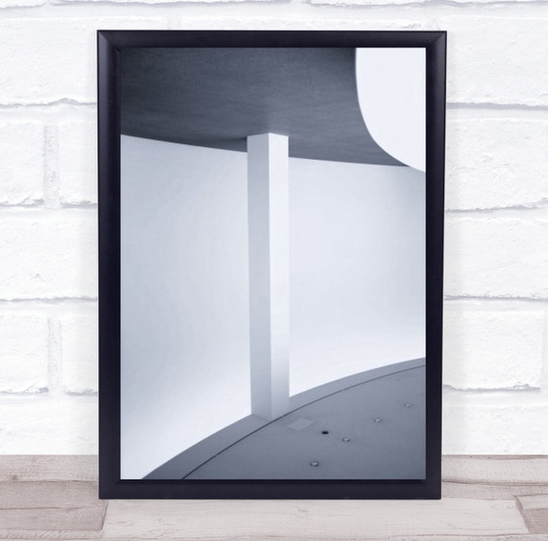 The Pillar Curved Architecture Wall Art Print