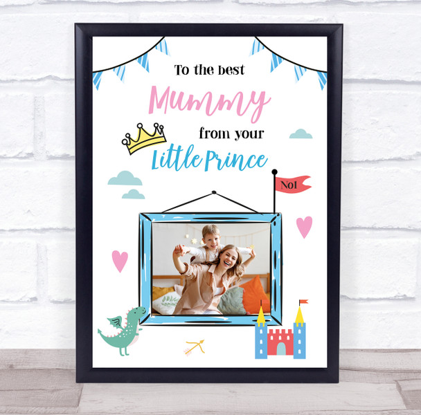 Mummy From Your Little Prince Photo Personalized Gift Art Print