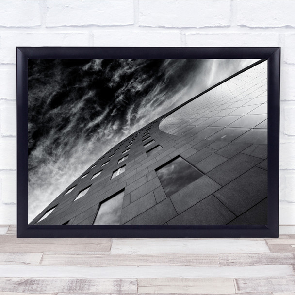 Market hall Rotterdam black and white Architecture Facade Wall Netherlands Print