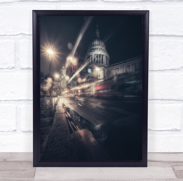 London Landmark Travel Uk England Architecture Cathedral Print - PETTEX1850968