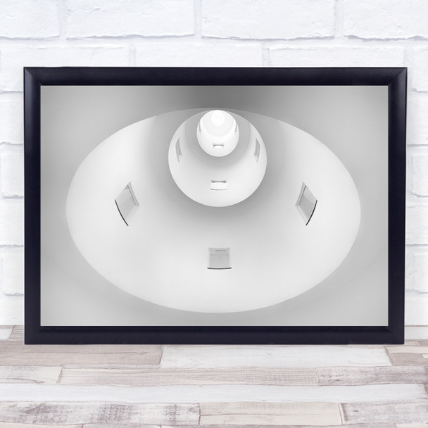 Architecture Jeroenvandewiel Netherlands Maastricht Museum Lamp Wall Art Print