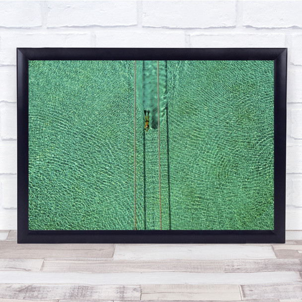 Lines Water Pool Person Paris Hotel Action Swim Swimming France Wall Art Print