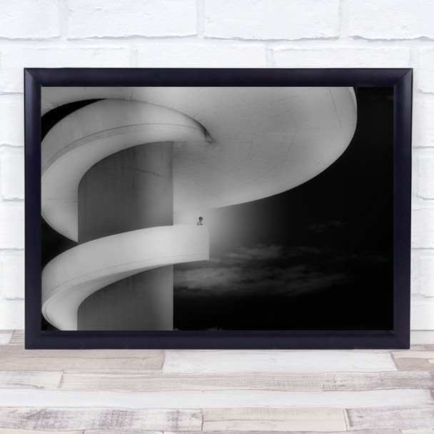 Architecture Olavoazevedo Lines Curves Roundlines Shapes Light Wall Art Print