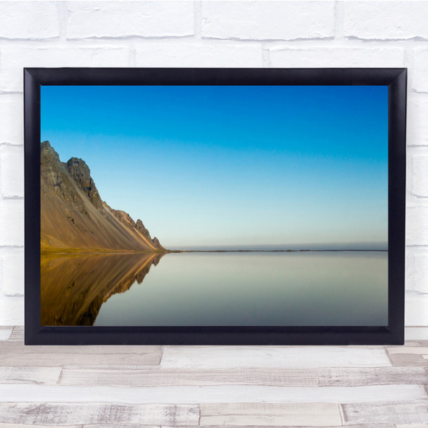 Iceland Landscape Stokksnes Peninsula Silence Scenery Ringroad Wall Art Print