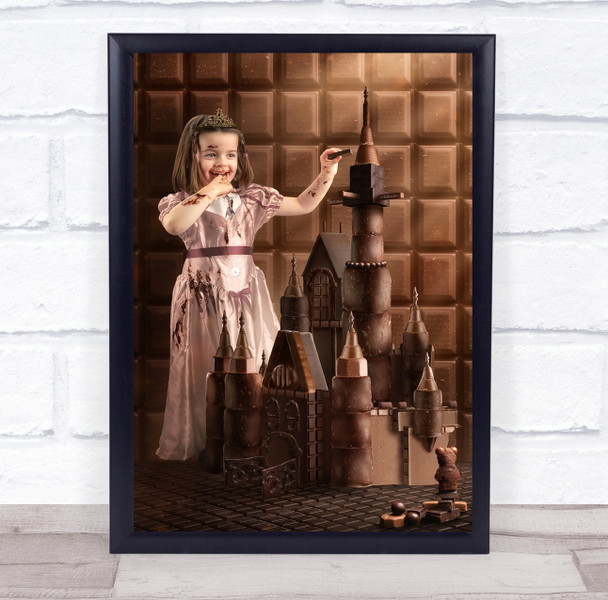Castle Child Childhood Chocolate Costume Dress Fantasy Funny Wall Art Print Castle Child Childhood Chocolate Costume Dress Fantasy Funny Wall Art Print