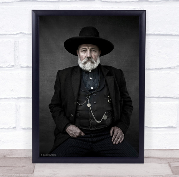 El Paso Texas Us USA United States America Wild West Sheriff Wall Art Print