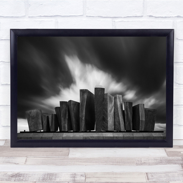 Monument Architecture Abstract Rock Rocks Stone Stones Sails Wall Art Print