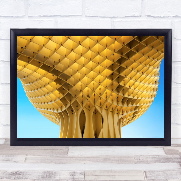 Parasol Wood Seville Metropol Mushroom Architecture Abstract Wall Art Print