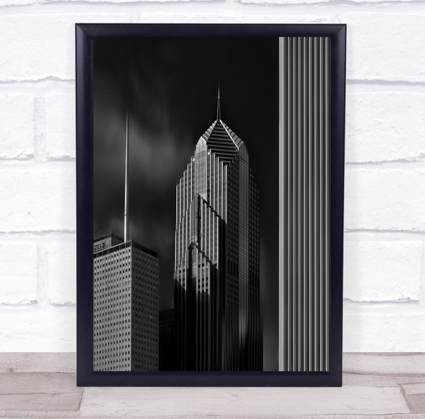 Chicago United States America Metropolis Modern sky scraper Wall Art Print