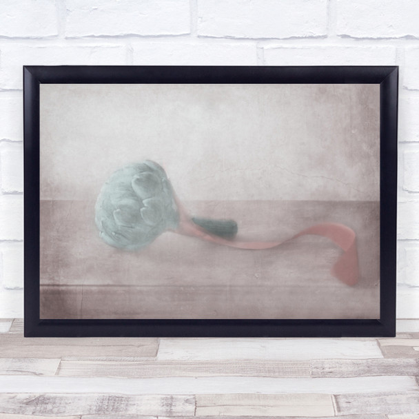 Ribbon Still Life Vegetable Kitchen Texture Painterly Soft Wall Art Print