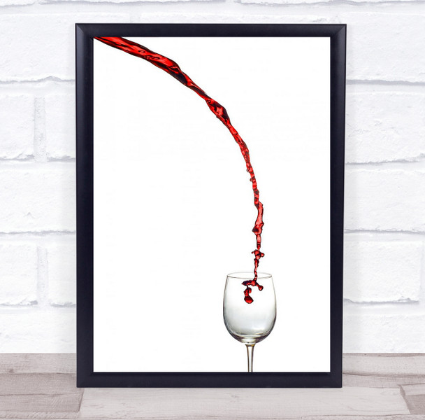 Still Life Wine Drink Bar Drinking Glass High Key High-Key Wall Art Print