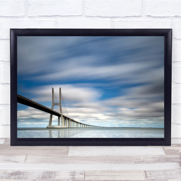 Bridge Lisbon Portugal Architecture Landscape Scenic View Wall Art Print