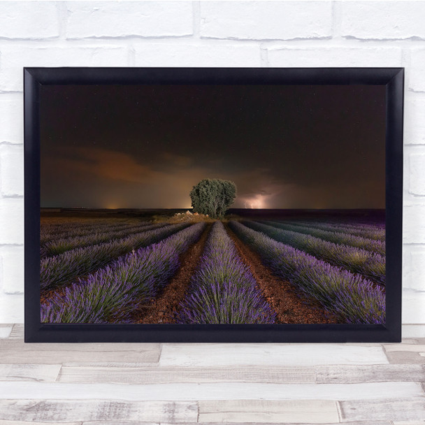 Rayos Lavanda Lavender Arseniogalvez Landscape Espa Spain Wall Art Print