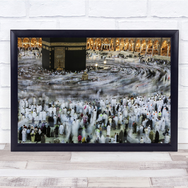 Everyday Sharif Saudi Arabia Mecca Pilgrim Religious Wall Art Print