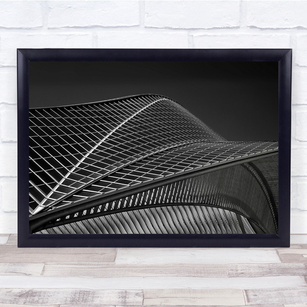 Station Liege Guillemins Modern Railway architecture Wall Art Print