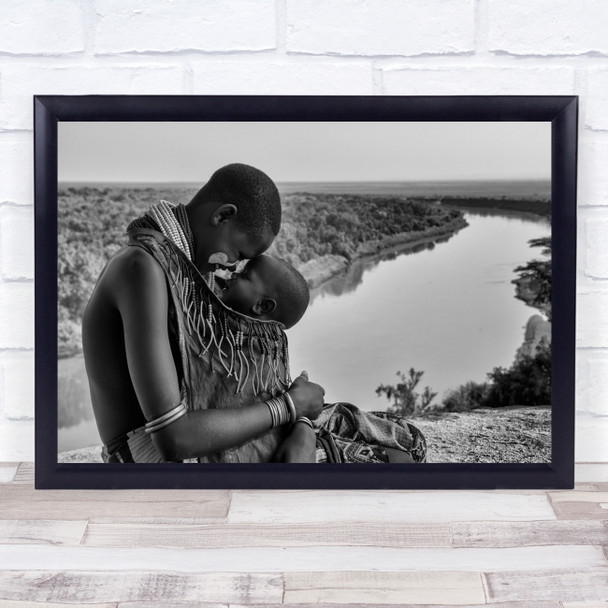 People Documentary Life Rural Ethiopia Nikon Portr Wall Art Print