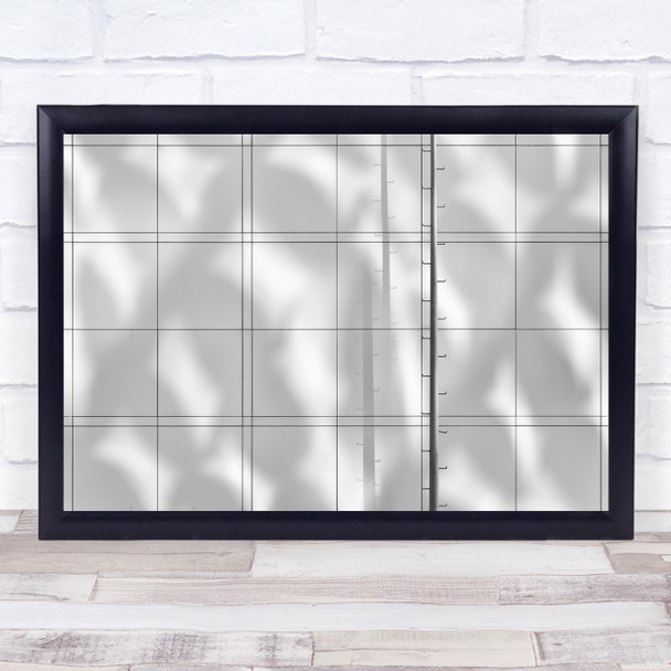 Architecture Abstract Black White Shadows Dancing Wall Art Print