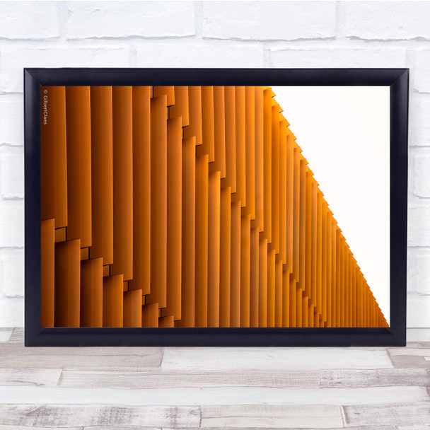 Abstract Lines Architecture White Structure Wall Wall Art Print