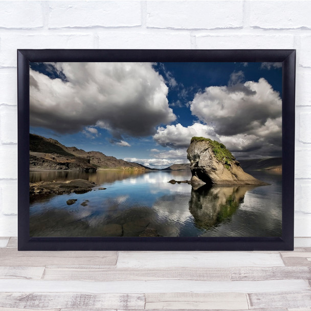 Landscape Iceland Summer Water Lake Nature Rocks Wall Art Print Landscape Iceland Summer Water Lake Nature Rocks Wall Art Print