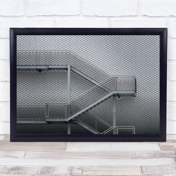 Stairs Santander Cantabria Building Botin Centre Wall Art Print