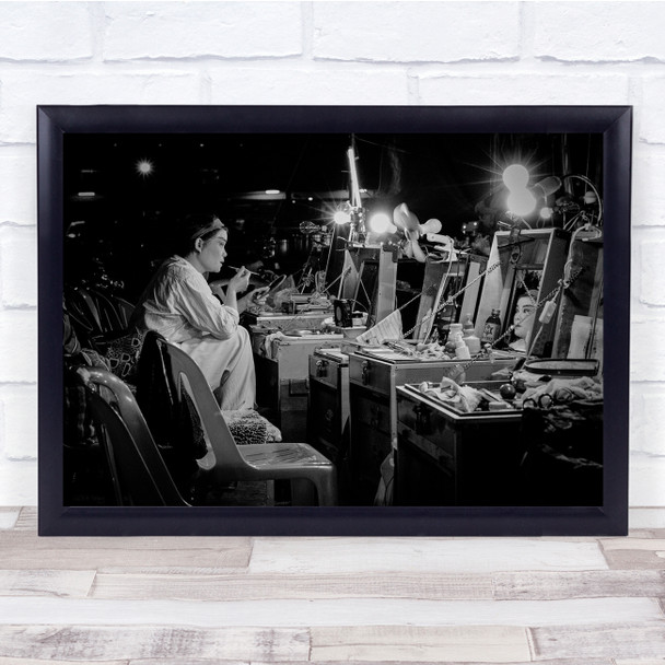 Women Female Face Beauty Make-Up Chinese Culture Wall Art Print