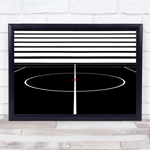 Abstract Geometry Shapes Lines Stripes Contrast Wall Art Print