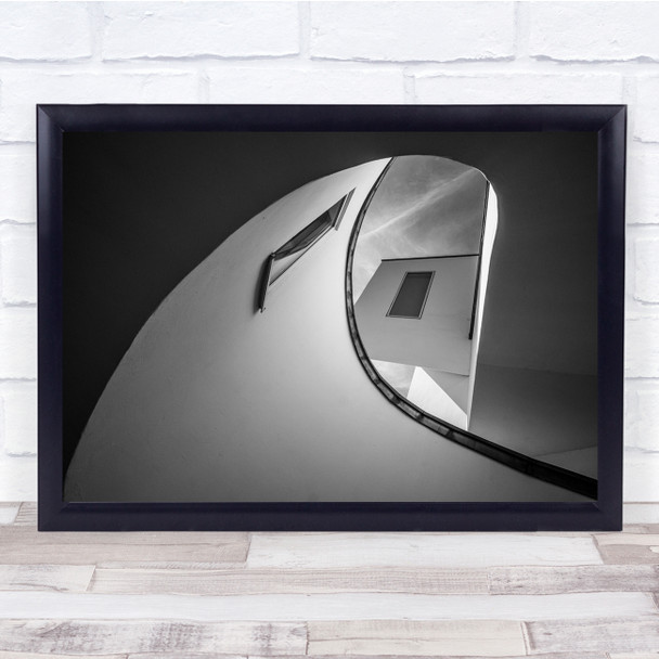 Architecture Modern Building Vitra Museum Swirl Wall Art Print