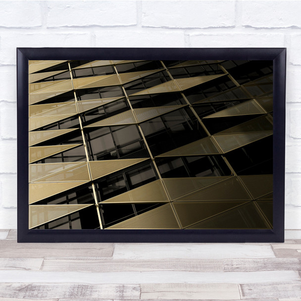 Abstract Lines Architecture Facade Decoration Wall Art Print