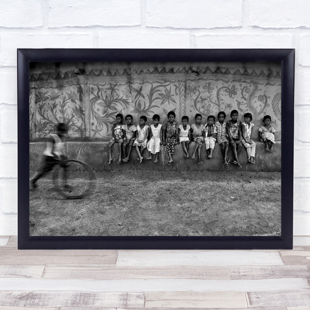 Street India People Life Moment Places Travel Wall Art Print