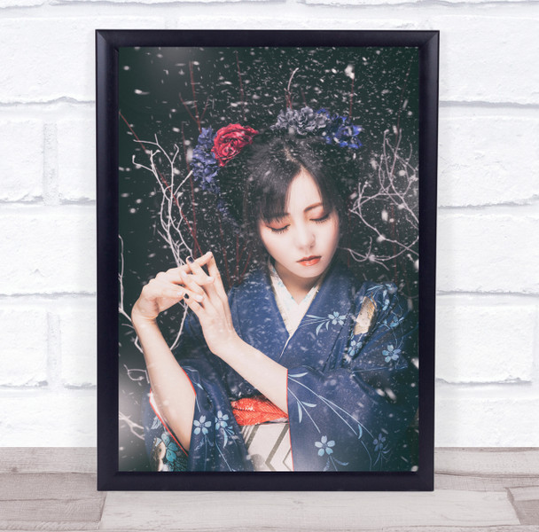 Mood Portrait Light Studio Amane Asian Wall Art Print