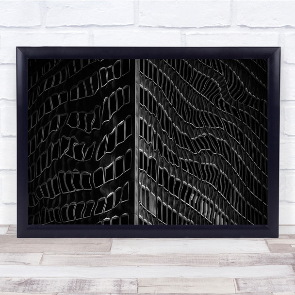 Melting Architecture Building windows Wall Art Print